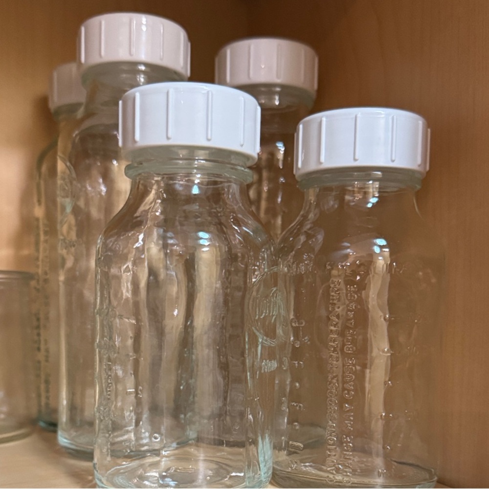 Dr Brown Glass Bottles Narrow 4oz  8oz. 8 bottles total